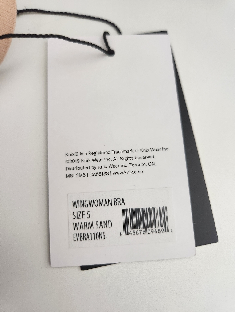 New With Tags Knix Wing Woman Wireless Contour Bra In Warm Sand Color - Picture 6 of 8